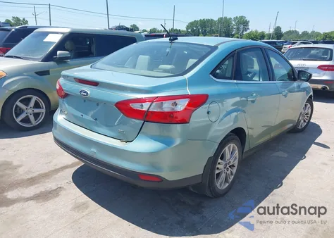 2012 Ford Focus Sel z USA, uszkodzony, nr VIN 1FAHP3H21CL390945